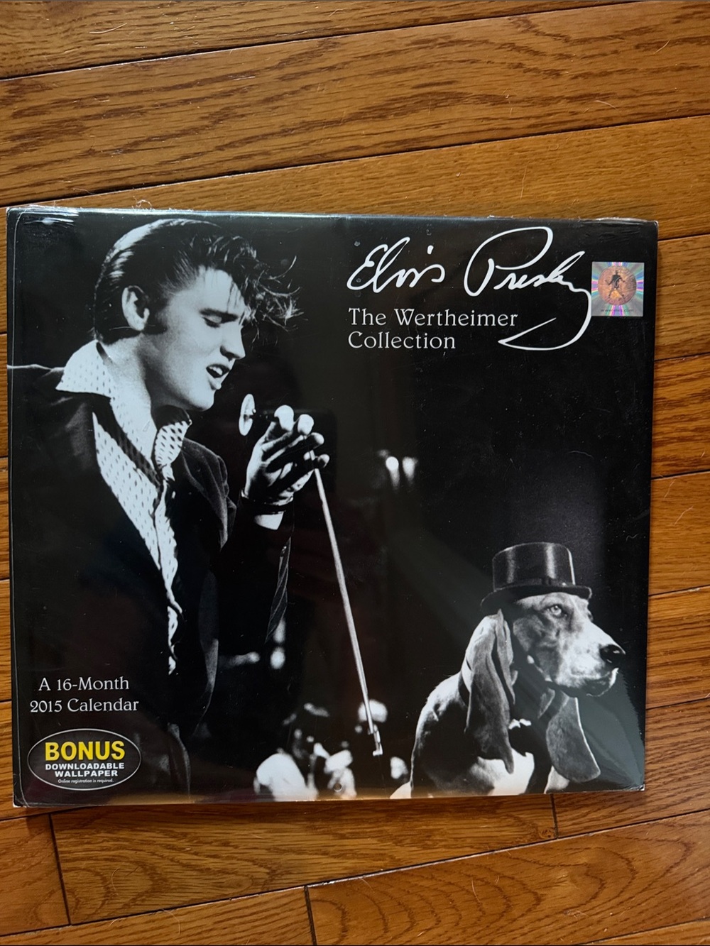 Unopened New Elvis Presley The Wertheimer Collection 2015 Black & White Calendar